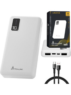 Extralink EPB-098W White 10000mAh