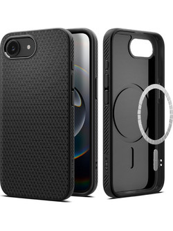 Spigen Liquid Air Mag MagSafe Case for iPhone 16e / 17e - Matte Black