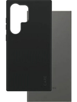 CARE by PanzerGlass - Case - Black with Qi Compatibility - Samsung Galaxy S24 Ultra