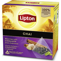 Μαύρο Τσάι Lipton Chai Κανέλα 20 φακελάκια