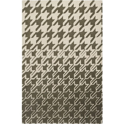 Ted Baker Houndstooth Χειροποίητο Χαλί Ορθογώνιο Μάλλινο 200x280cm 162804 Grey