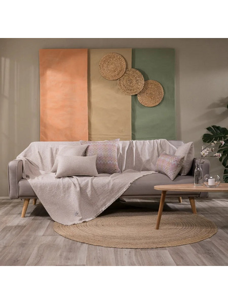 Teoran Ριχτάρι Πολυθρόνας 180x150cm Tivoli 02 Beige