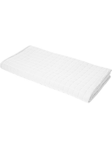 Κουβερλί μικροφίμπρας 100gsm 170x230cm γέμιση polyester 100gsm καπιτονέ 2 5x2 5cm λευκό Fragente - Σετ 3 c497514