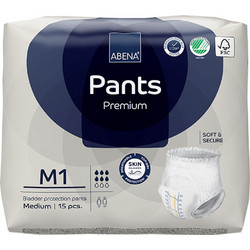 Abena Pants Premium M1 Πάνες Βρακάκι Ακράτειας 6 Σταγόνες 15τμχ