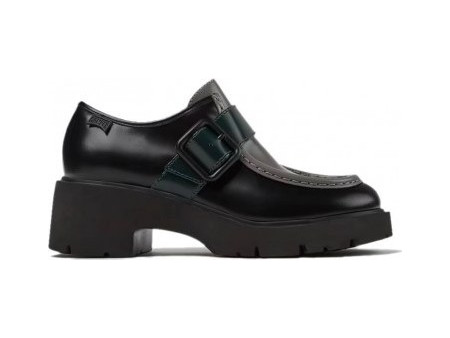 Camper WOMEN'S MOCASIN TWINS K201682 BLACK Camper