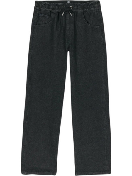 VOLCOM BOYS FREAZY LOOSE ELASTICATED WAIST DENIM BLACK WASH