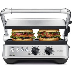 Sage The BBQ Press Grill SGR700BSS4EEU1 Τοστιέρα Γκριλιέρα με Αποσπώμενες Πλάκες για 2 Τοστ 1800W