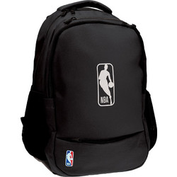 Back Me UP NBA Σχολική Τσάντα Πλάτης Δημοτικού Μαύρη 378-00031