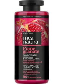 Farcom Mea Natura Pomegranate Color Brilliance & Youth Save Φυτικό Conditioner για Προστασία Χρώματος για Βαμμένα Μαλλιά 300ml