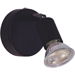 HOMELIGHTING ΣΠΟΤ ΜΕΤΑΛΛΙΚΟ ΜΑΥΡΟ SABA 77-3554
