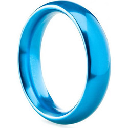 Zenn Cockring 45mm Δαχτυλίδι Πέους Μεταλλικό 4.5cm Μπλε