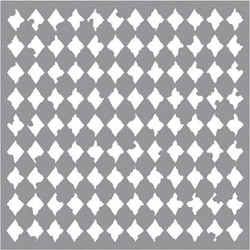 Rayher Στένσιλ Harlequin 30x30cm
