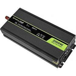 Green Cell INV11 Inverter Αυτοκινήτου Καθαρού Ημιτόνου 4000W για Μετατροπή 12V DC σε 230V AC με 1xUSB INV11 5902719427909