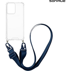 Sonique Armor Clear Back Cover Θήκη Μπλε Σκούρο (Motorola Moto G04 / G04s / G24 / G24 Power / E14)