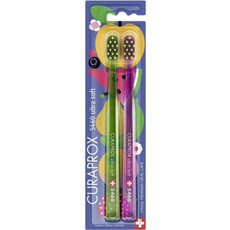 Curaprox CS 5460 Duo Summer Special Edition Ροζ Πράσινο 2τμχ