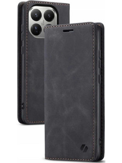 Spacecase Wallet Θήκη Πορτοφόλι Black (Xiaomi 15T)