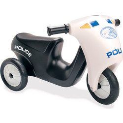 Dantoy Police Ποδοκίνητο Παιδικό Μηχανάκι Μαύρο Λευκό
