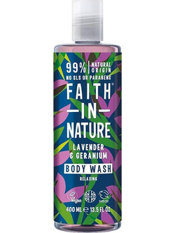 Faith In Nature Levander & Geranium & Foam Bath Αφρόλουτρο σε Gel 400ml