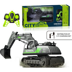 Zita Toys City Construction Team Construct Τηλεκατευθυνόμενος Εκσκαφέας 008.911-606A