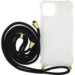 Ancus Crossbody Back Cover Transparent / Black (iPhone 15 Plus)