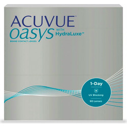 Acuvue Oasys with HydraLuxe Ημερήσιοι Φακοί Επαφής Αστιγματικοί Σιλικόνης Υδρογέλης με Φίλτρο UV 90τμχ
