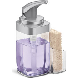 Τετράγωνη Αντλία Σαπουνιού Push με Βάση Caddy - KT1189 Simplehuman