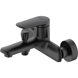 BRUNO μπαταρία τοίχου μπάνιου M31570-235H, αναμεικτική, μαύρη M31570-235H