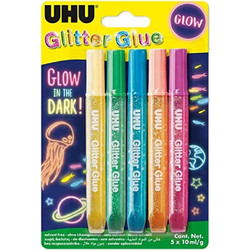 Κόλλα UHU Glow In The Dark 5x10ml