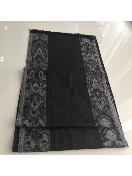 Ανδρικό κασκόλ Zaharoff one size σε μαύρο και γκρι χρώμα