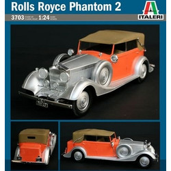 Italeri Rolls Royce Phantom II Συναρμολογούμενο Πλαστικό Μοντέλο Αυτοκίνητου 1:24