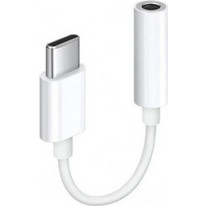 Treqa Μετατροπέας USB-C male σε 3.5mm male Λευκό CA-1053