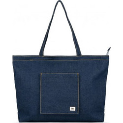 ROKA London - Portobello Tote in Dark Wash Denim