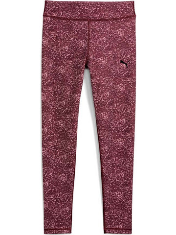 Puma TAD Essentials Allover Print Tights Παιδικό Κολάν Μακρύ Μπορντό 688512-65