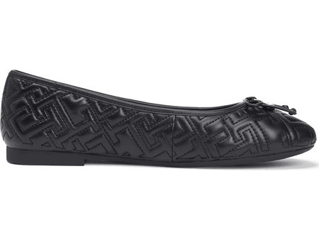 Tommy Hilfiger Γυναικείες μπαλαρίνες Quilted Ballerina FW0FW09264 BDS - Black