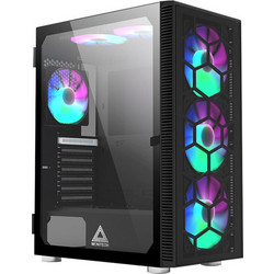 Montech X3 Glass Gaming Midi Tower Κουτί Υπολογιστή με Πλαϊνό Παράθυρο και RGB Φωτισμό Μαύρο
