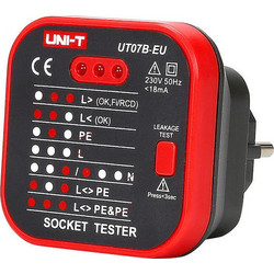 Uni-T UT07B-EU Tester Καλωδίων Ρεύματος