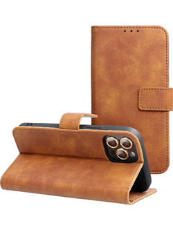 Θήκη Forcell Tender για Xiaomi Redmi 15 Flip Cover Brown