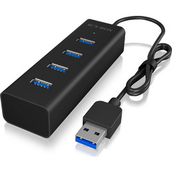 RaidSonic Icy Box IB-HUB1409-U3 USB Hub 3.0 USB-A με 4 Θύρες USB-A