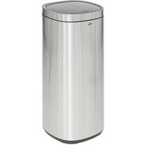 Μεταλλικός Κάδος Απορριμμάτων 50L με Καπάκι από Ανοξείδωτο Ατσάλι, 30x30x73.5 cm
