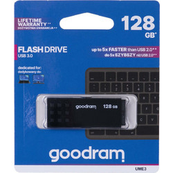 GoodRam UME3 128GB USB Stick 3.2 Gen 1 με USB-A Μαύρο