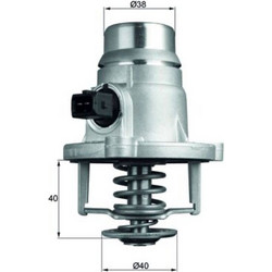 Mahle Θερμοστάτης, Ψυκτικό Υγρό - Tm 27 101