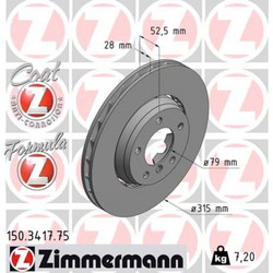 Zimmermann Δισκόπλακα - 150.3417.75