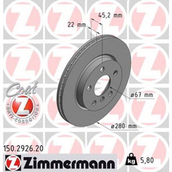 Zimmermann Δισκόπλακα - 150.2926.20