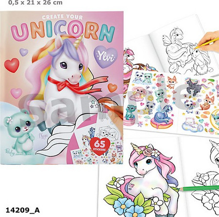 Ylvi - Create Your Unicorn Colouring Book (0414209)
