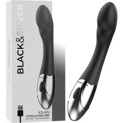 Black & Silver Kilian Δονητής Μαύρος