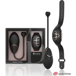 Anne's Desire Egg Wireless Watchme Δονητής Egg για Ζευγάρια με Τηλεχειριστήριο Μαύρος