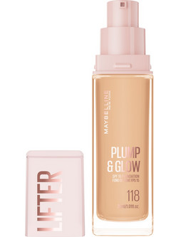 Maybelline Lifter Plump & Glow 118 Liquid Make Up Spf15 30ml