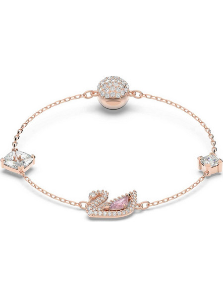 Swarovski Γυναικείο Βραχιόλι Αλυσίδα Ροζ Χρυσό Επιχρυσωμένο 5472271