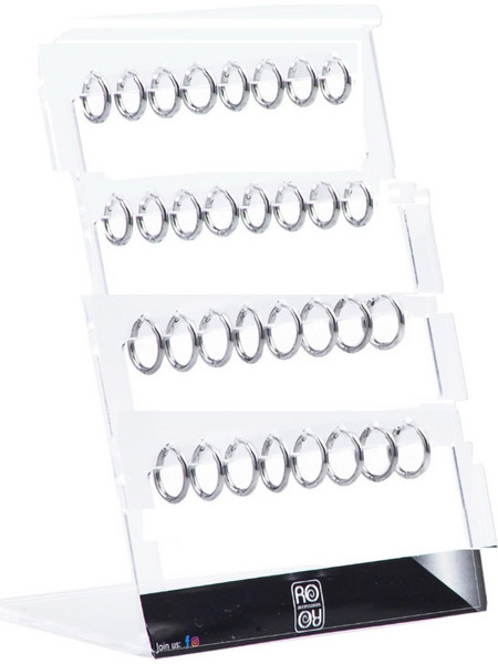 Σκουλαρίκι Κρίκος αυτιού Stainless Steel 1.6*8/10