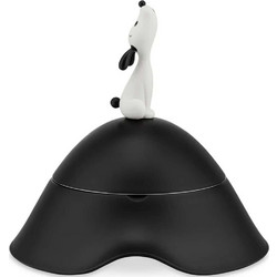 Δοχείο Φαγητού Σκύλου Lula AMMI19 B 21x22,7cm Black Alessi